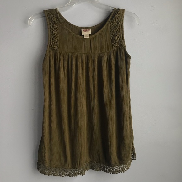 Mossimo Supply Co. Tops - Mossimo Supply Co. Olive Green Blouse